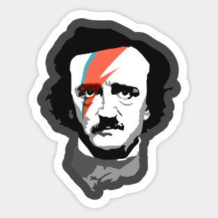 Edgar Allan Poe Starman Makeup Sticker